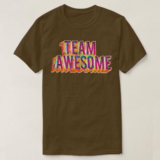 Team Geweldige T-shirt (Design voorkant)