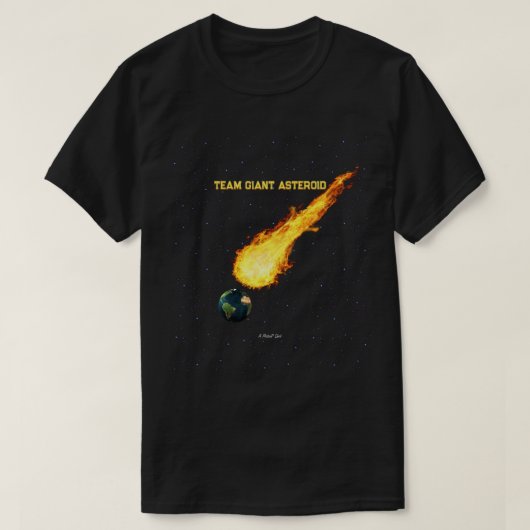 Team Giant Asteroid - een MisterP-Shirt T-shirt (Design voorkant)