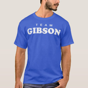 Team Gibson Achternaam Weddenschap Achternaam Brid T-shirt