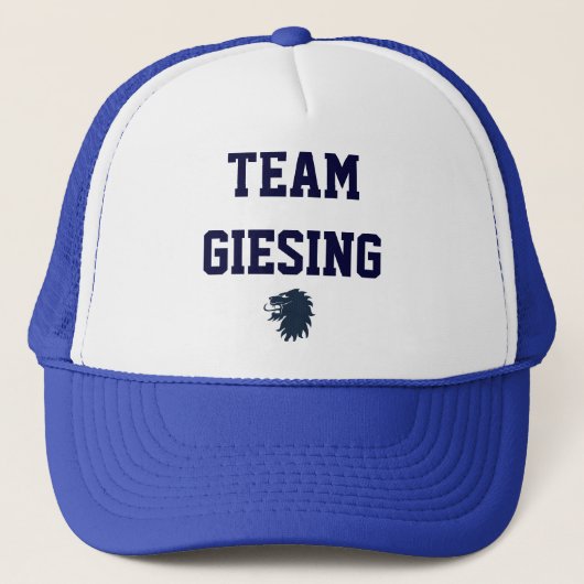 Team Giesing Cap 2 blau Trucker Pet (Voorkant)
