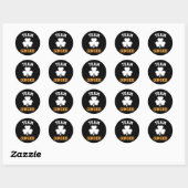 Team Ginger Rode Kop Grappige Ierse St. Patrick's  Ronde Sticker (Vel)