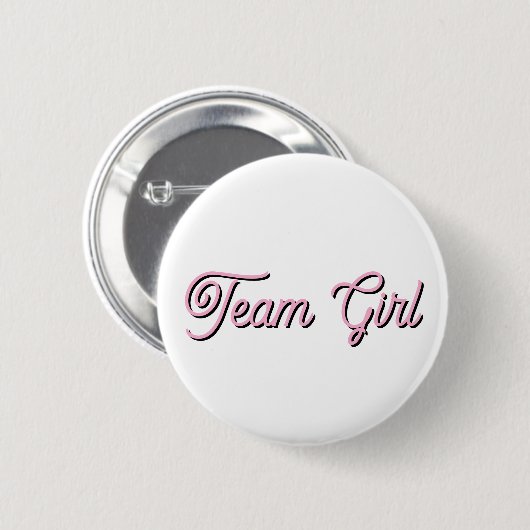 Team Girl Button (Voorkant /achterkant)