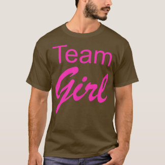 Team Girl Gender onthullen Baby shower T-Shirt