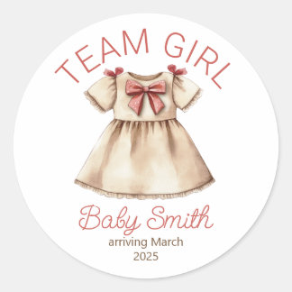 Team Girl gender onthult de sticker van Christmas 