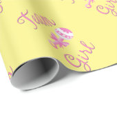 Team Girl Gender Reopenbaart de omloop Cadeaupapier (Rol Hoek)