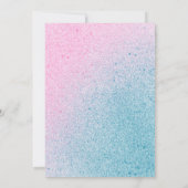 Team Girl of Team Boy Gender onthullen Baby shower (Achterkant)