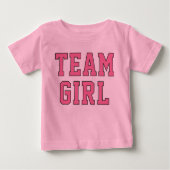 Team Girl Pink Baby Gender Fee (Voorkant)