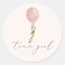 Team Girl Pink-ballon