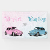 Team Girl Team Boy Gender onthulling Spandoek (Horizontaal)