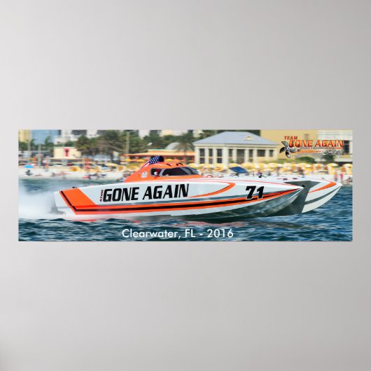 Team GONE OPNIEUW 388 Skater - Clearwater 2016 Poster (Voorkant)