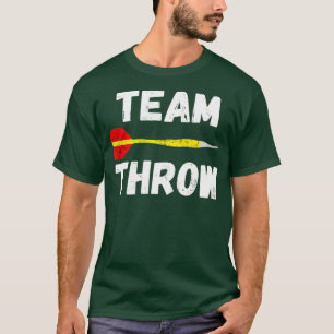 Team Gooi Darts Board Pijlen Speler T-shirt
