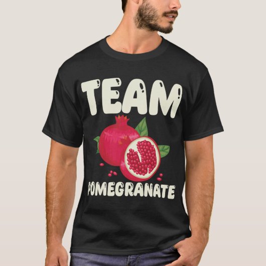 Team Granaatappel Outfit Liefde Tropisch eten T-shirt (Voorkant)