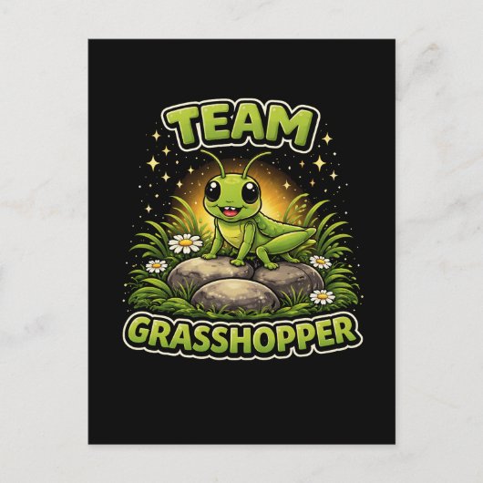 Team Grasshopper Briefkaart (Voorkant)