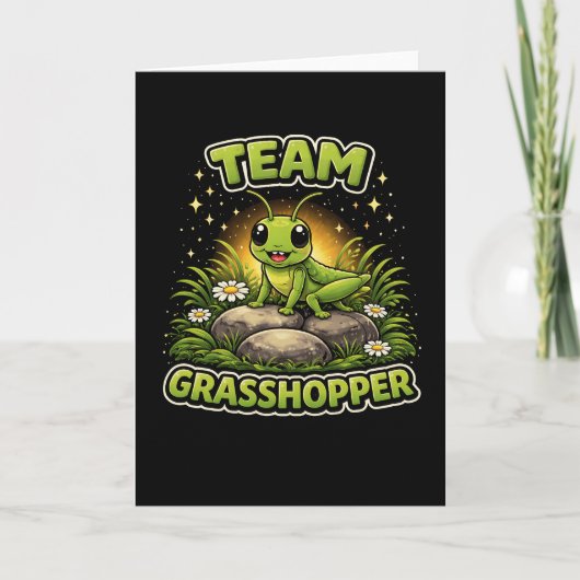 Team Grasshopper Feestdagen Kaart (Voorkant)