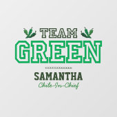 TEAM GREEN Member Raamsticker (Vel)