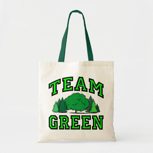 Team Green Tote Bag (Voorkant)