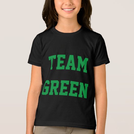 Team Green Tri-Blend Shirt (Voorkant)