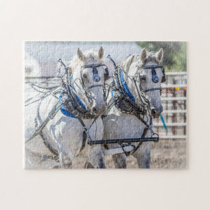 Team Grey Perchon Draft Horses Legpuzzel