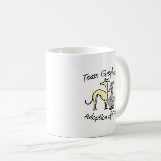 Team Greyhound 2 Grays Logo Mok (Voorkant rechts)