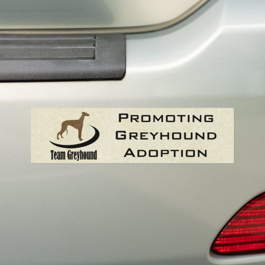 Team Greyhound Bumpersticker (Op auto)