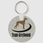 Team Greyhound Logo Sleutelhanger (Voorkant)