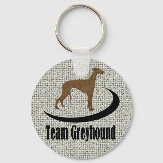 Team Greyhound Logo Sleutelhanger (Voorkant)