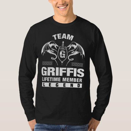 Team Griffis Lifetime Lid T-shirt (Voorkant)