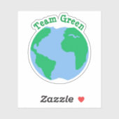Team Groene Aarde Sticker (Vel)