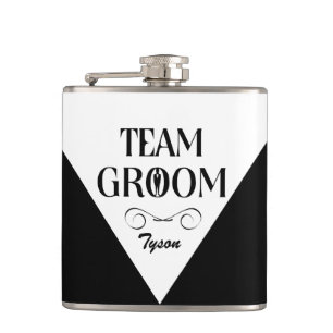 Team Groom - Aangepaste Groomsmanfles Heupfles