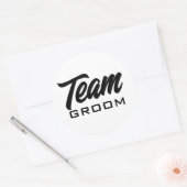 Team Groom aangepaste stickers (Envelop)