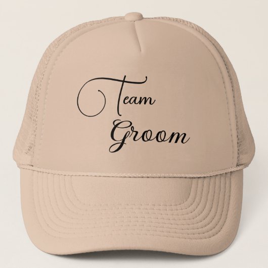 Team Groom Bachelor Trucker Pet (Voorkant)