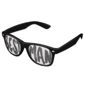 Team Groom BEST MAN Swag Party Shades Retro Zonnebril (Gekanteld)