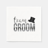 Team Groom, beste man Servet (Voorkant)