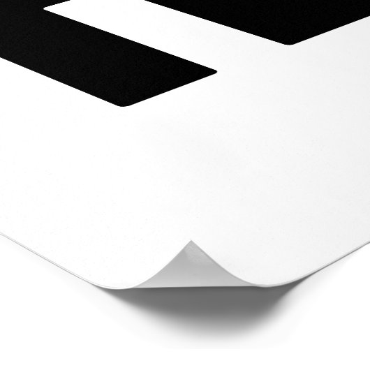 Team Groom - Bovenste hoed, monocle Poster (Hoek)