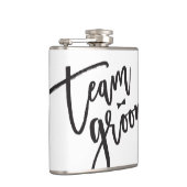 Team Groom Bow Stropdas Bachelor Party Weddenschap Heupfles (Rechts)