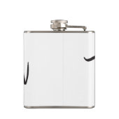 Team Groom Bow Stropdas Bachelor Party Weddenschap Heupfles (Achterkant)