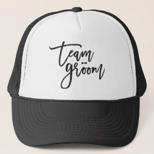 Team Groom Bow Stropdas Bachelor Party Weddenschap Trucker Pet