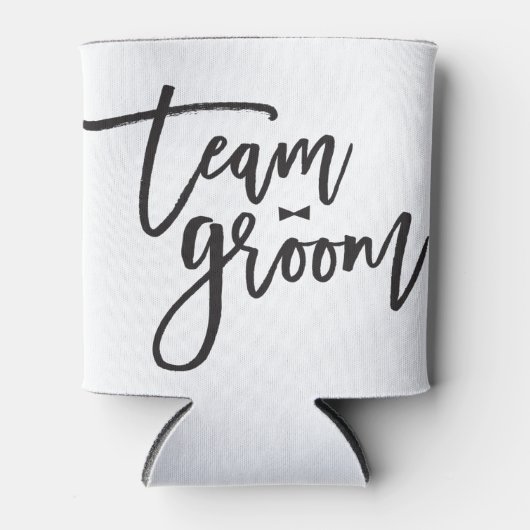 Team Groom Bow Stropdas Bachelor Party Wedding Coo Blikjeskoeler (Voorkant)
