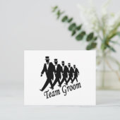 Team Groom Briefkaart (Staand voorkant)