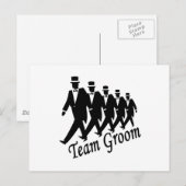 Team Groom Briefkaart (Voorkant / Achterkant)