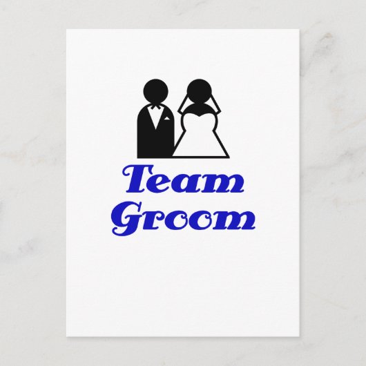 Team Groom Briefkaart (Voorkant)