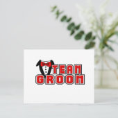 Team Groom Briefkaart (Staand voorkant)