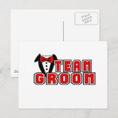 Team Groom Briefkaart (Voorkant / Achterkant)