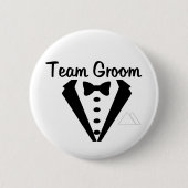 Team Groom Button (Voorkant)