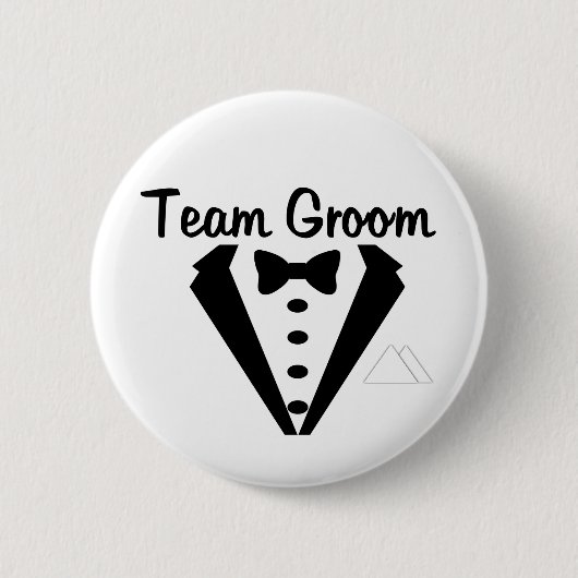 Team Groom Button (Voorkant)