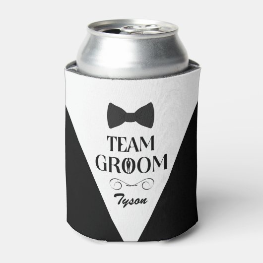 Team Groom - Creatieve cadeaus voor Groomsmen Blikjeskoeler (Blikje Voorkant)