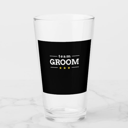 Team Groom Glas (Voorkant)