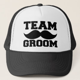 Team Groom grappig groomsmanenpet Trucker Pet