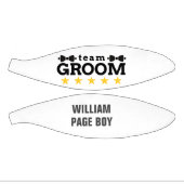 Team Groom | Groomsman | Bachelor | Zwart wit Basketbal (Panelen)