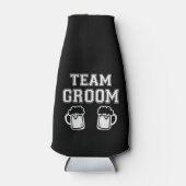 Team Groom Groomsmen grappige fles koeler (Voorkant)
